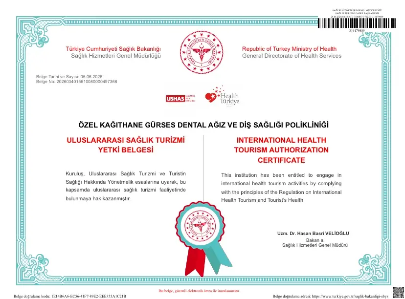 International Health Tourism Authorization Certificate
